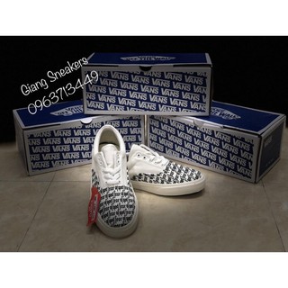 [Mã V1 FREESHIP] Giày Van of god chữ full bill box - Ảnh thật do shop tự chụp có đính tên shop