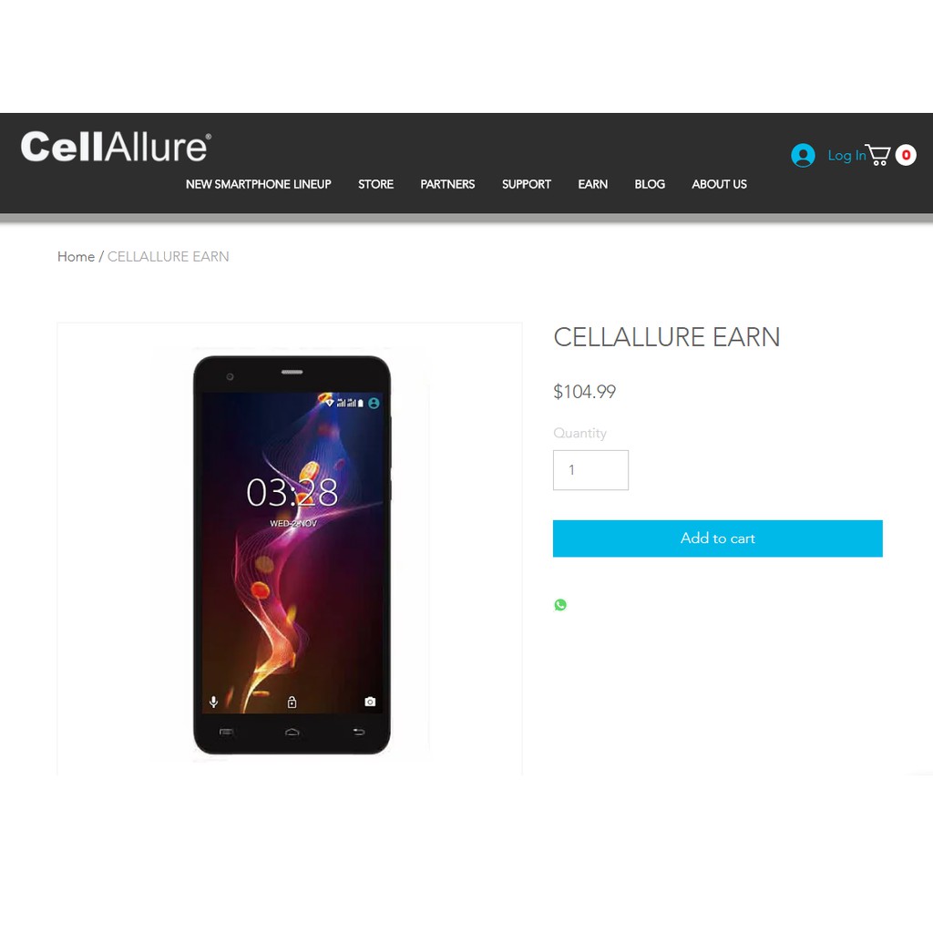 Điện thoại Cellallure Earn 2 sim mới nguyên seal full box