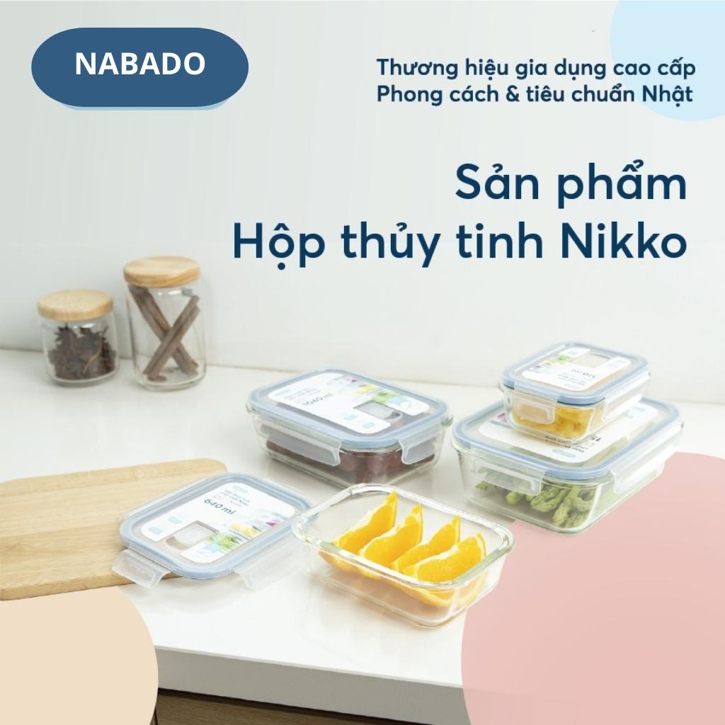 Hộp Thuỷ Tinh Đựng Thức Ăn Nikko Khay Đựng, Bảo Quản Thực Phẩm Cao Cấp