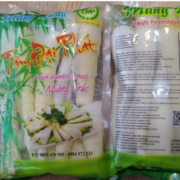 10 gói măng trúc nhỡ Tâm Đại Phát đặc sản Tây Bắc