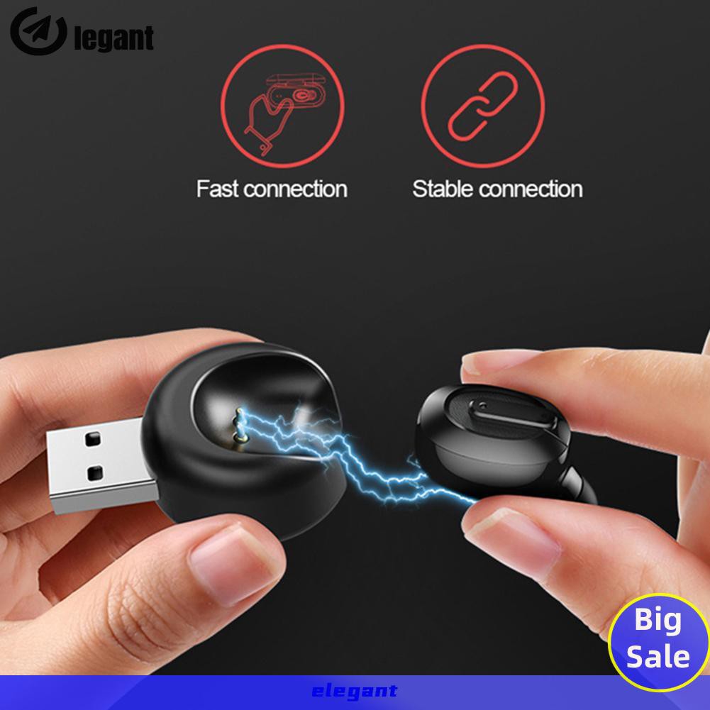 Tai Nghe Nhét Tai Bluetooth Không Dây Mini Thanh Lịch.T1