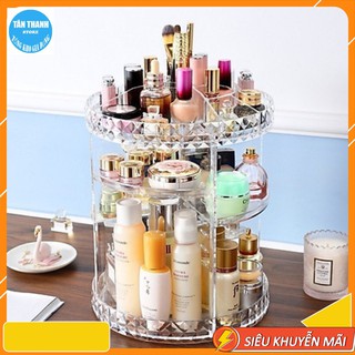 ❤️KỆ ĐỰNG MỸ PHẨM❤️ [FREE SHIP] KỆ MỸ PHẨM HÌNH TRỤ XOAY 360 ĐỘ TIỆN DỤNG Siêu rẻ,siêu đẹp