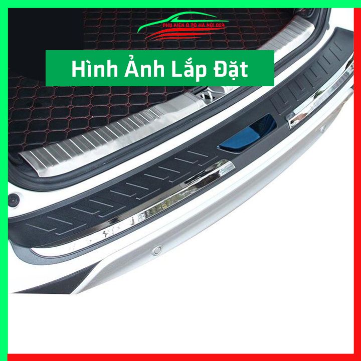 Ốp chống trầy cốp ngoài nhựa đen CRV 2018-2023 hàng loại 1 dán cốp sau chống xước trang trí xe
