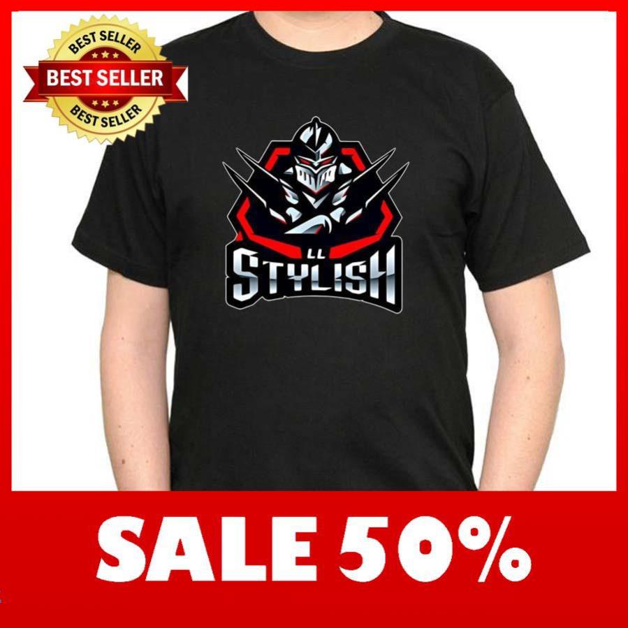 Áo thun LMHT màu đen in logo LL Stylish Liên Minh Huyền Thoại đẹp GIÁ TỐT !