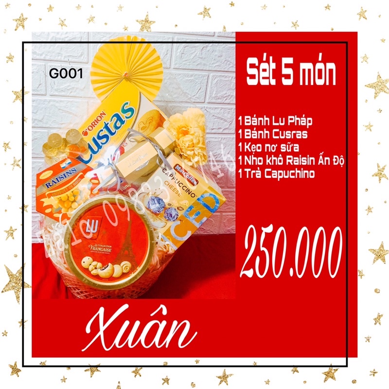 Giỏ quà tết 5 món | BigBuy360 - bigbuy360.vn
