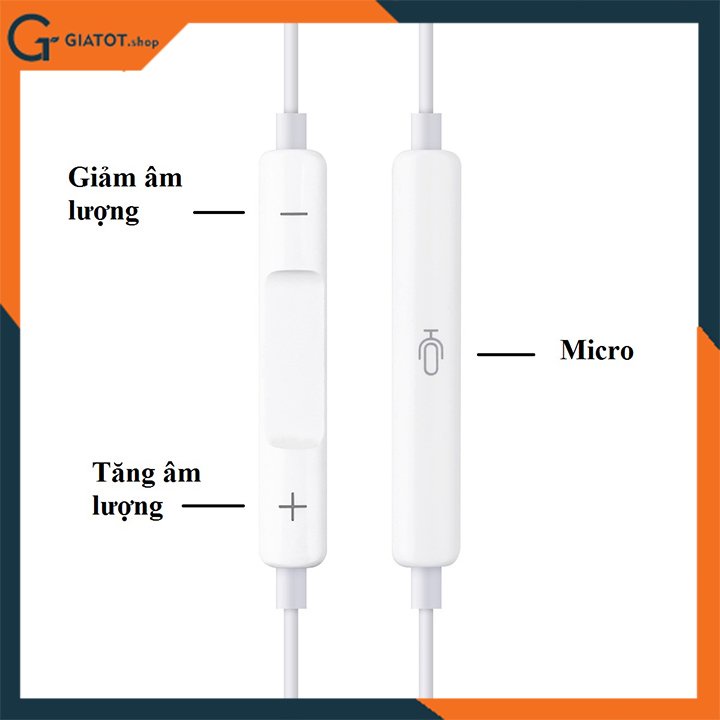 Tai nghe nhét tai có míc và chân cắm 3.5mm mới