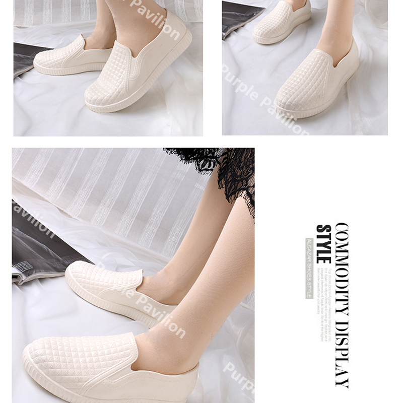 Giày Búp Bê Pvc Đế Mềm Chống Trượt Không Thấm Nước Cho Nữ