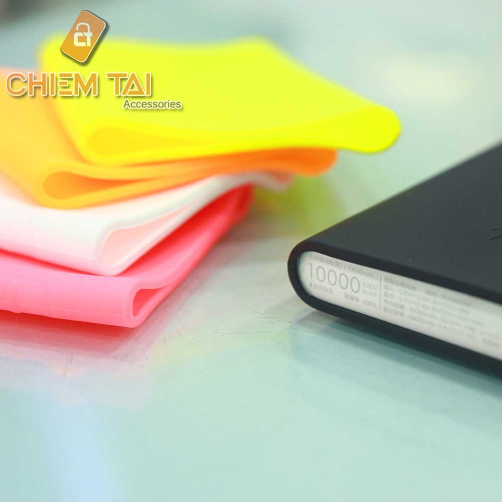 Bao silicone bảo vệ pin dự phòng Xiaomi 10000mAh (gen 2S / gen 3)  - CHUYENSISG