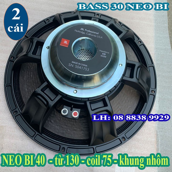 CẶP LOA BASS 40 NEO BI HẠT BL TỪ 130 COIL 75 CAO CẤP - NHẬP KHẨU - GIÁ 2 LOA