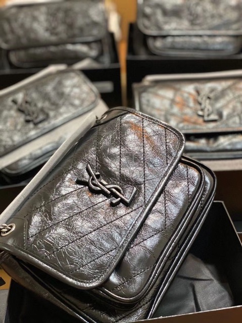 Túi NIKI BABY IN PELLE VINTAGE GOFRATA siêu cấp