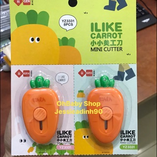 Dao Rọc Giấy hình Carot Mini