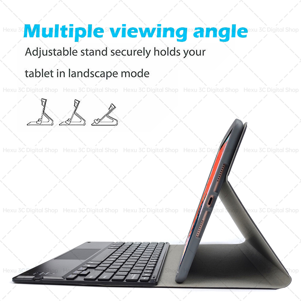 Bao Da Máy Tính Bảng Kèm Bàn Phím Bluetooth Cho IPad Air5 2022 Pro 11 12.9 2021 Air4 10.9 Air3 10.5 8th 9th Gen 10.2 6th 9.7 Mini 5 2 Inch 2020 2018
