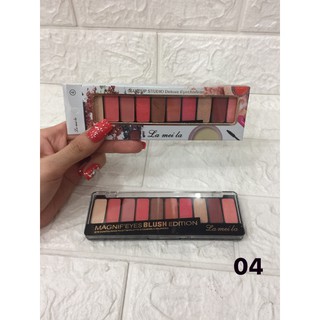 Phấn mắt La Mei La 10 ô Makeup Studio Deluxe Eyeshadows 04