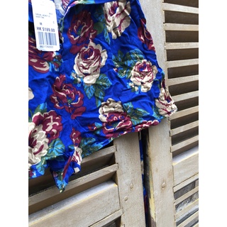 Quần short nữ FOREVER21 Tím Hoa lá