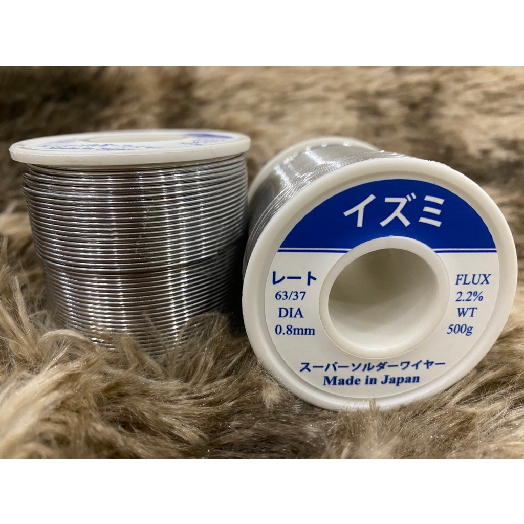 BN. Cuộn thiếc hàn 500gr HIROSHIMA nhẹ nhiệt bóng chất lượng cao. ( Chì hàn)