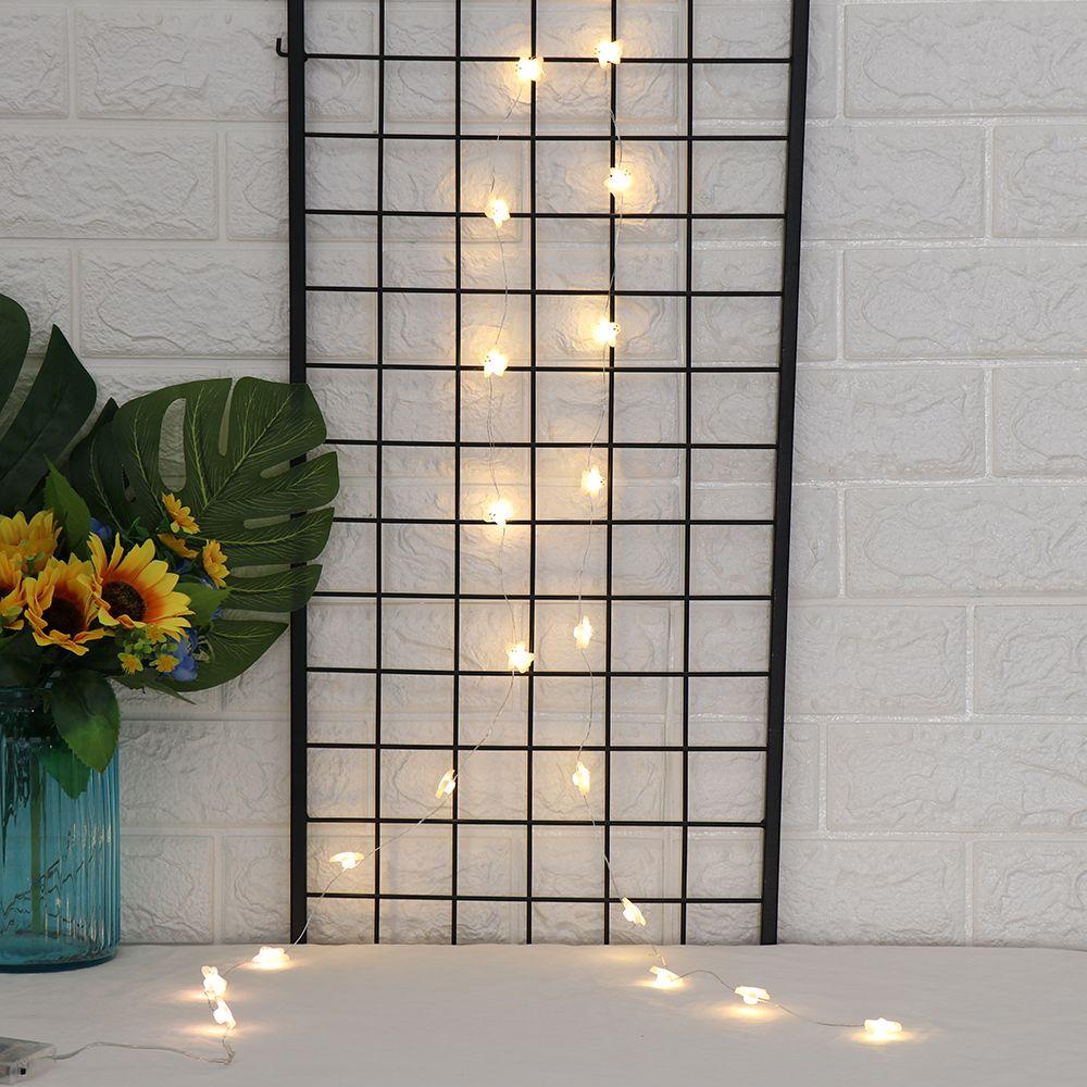 PISTA Rèm Cửa 2M 20 Đèn LED Hình Ông Già Noel Dễ Thương