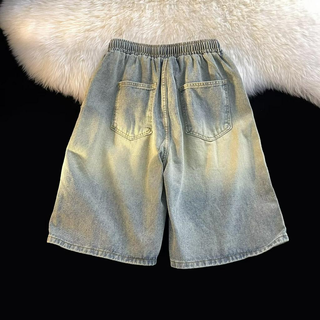 Quần Short Denim Mỏng Thời Trang Mùa Hè Dành Cho Nam 3 Màu Size M-3XL