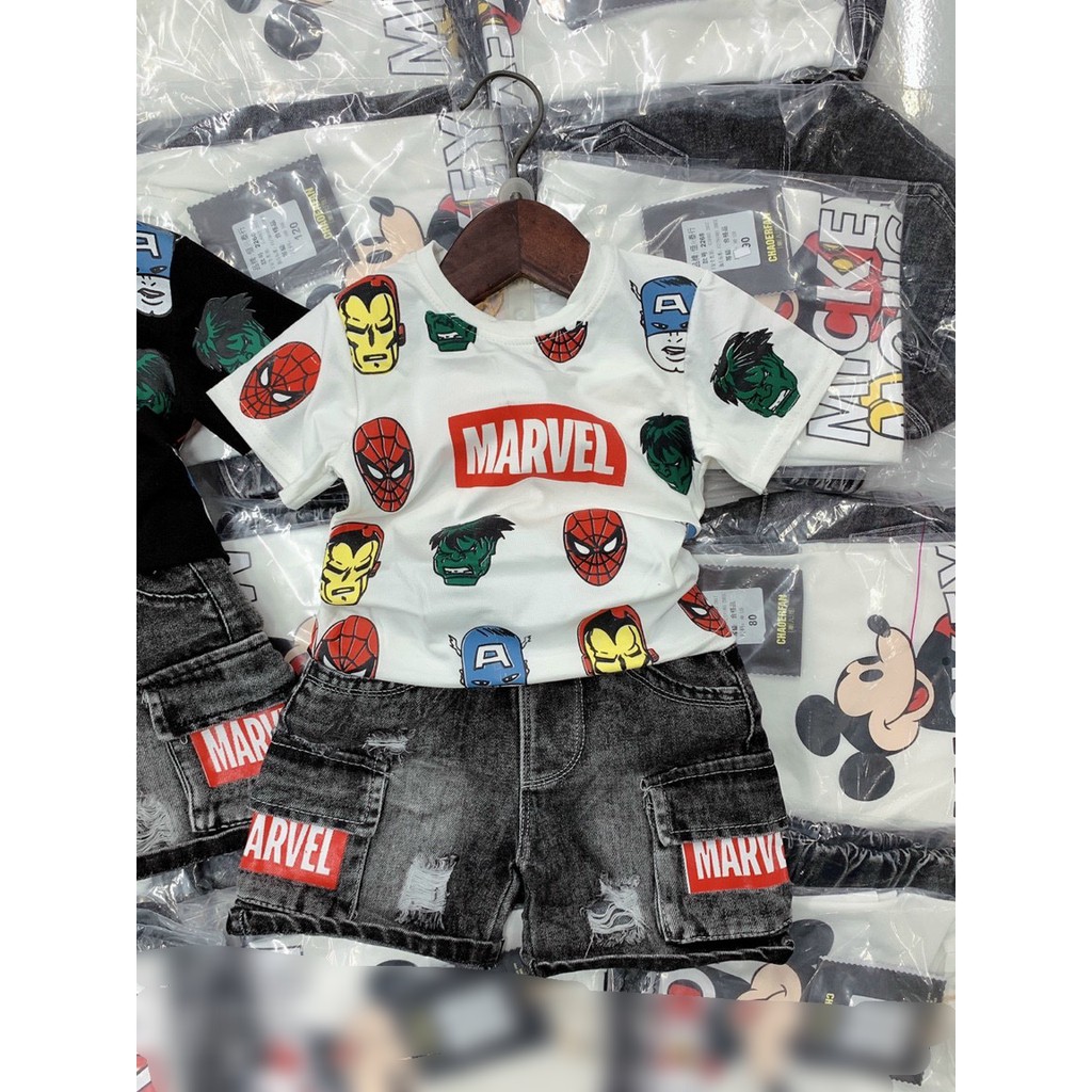 SET SIÊU NHÂN MARVEL MIX NGỐ BÒ KHÓI TÚI HỘP HÀNG QC