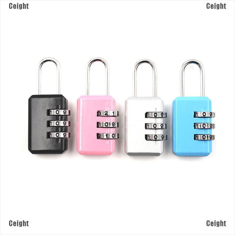 (Cei) 3 Digit Combination Padlock Coded Lock School Gym Locker Sheds
  _cei