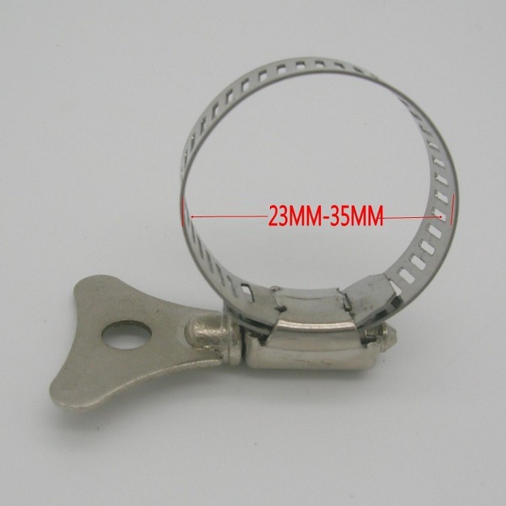 KHÓA CỔ DÊ SẮT TAY VẶN phi 23-35mm - COMBO 2 CÁI - TN221