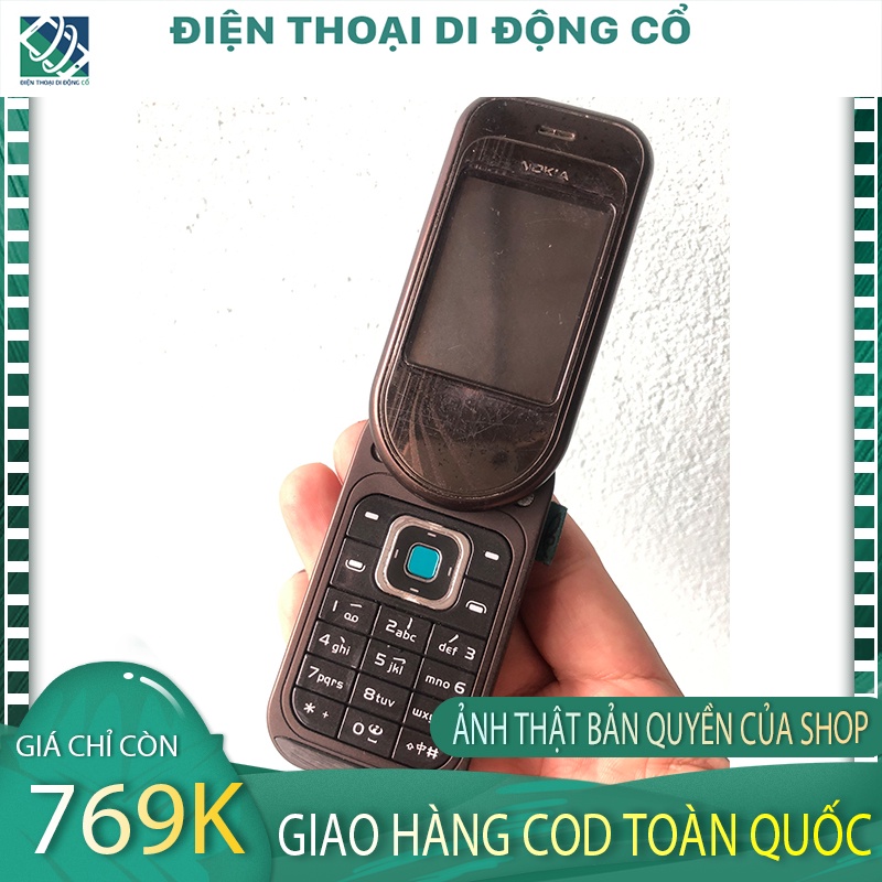 【CÓ VIDEO】Điện Thoại Cổ Nokia 7370 HÀNG HIẾM, ZIN MÁY ĐẸP LUNG LINH - BẢO HÀNH 12 THÁNG 1 ĐỔI 1 TRONG 1 THÁNG ĐẦU TIÊN