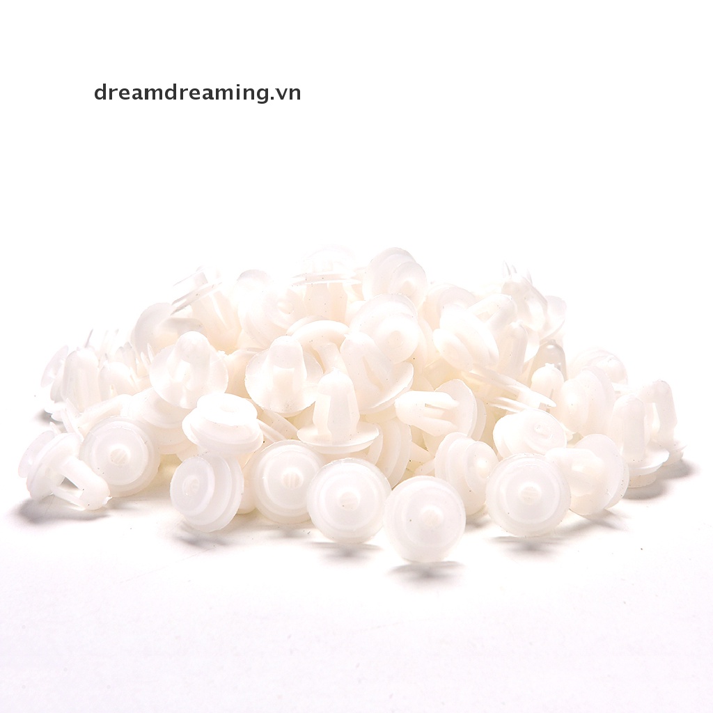Bộ 100 Đinh Tán Nhựa 8.2mm Chuyên Dụng Cho Xe Hơi