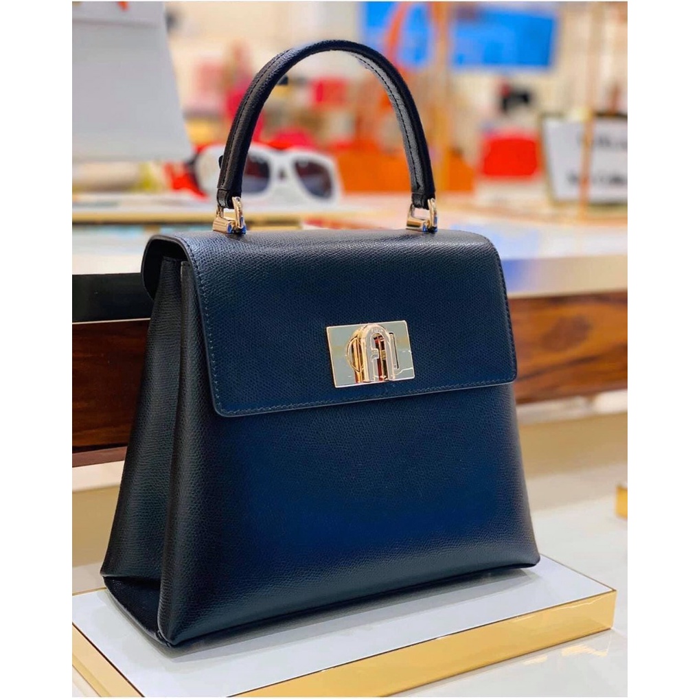 Túi xách chính hãng nữ Furla dáng Hermes hàng hiếm