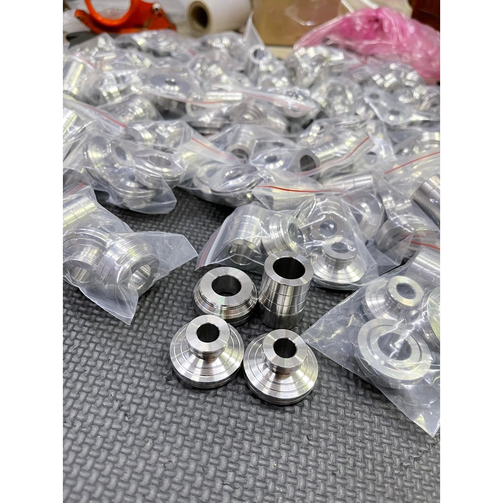 Combo 4 cục canh bánh trước sau cho Ex 150 chất liệu inox 304