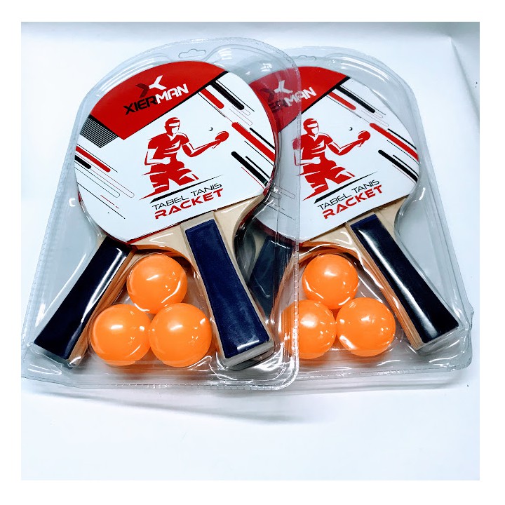 1 cặp vợt bóng bàn RACKET kèm bóng