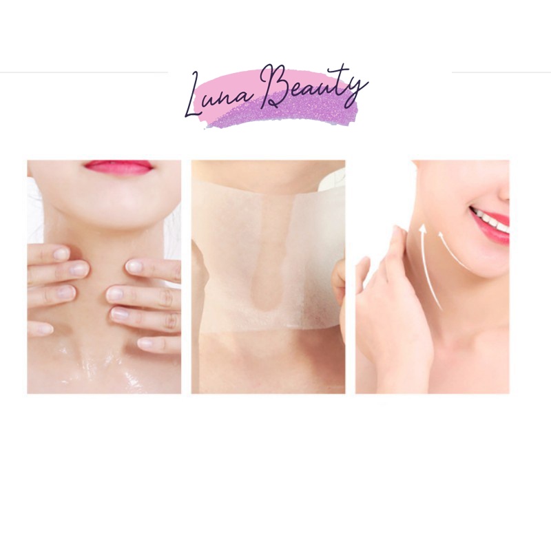 Mặt nạ dưỡng da cổ Venzen giúp dưỡng ẩm, làm trắng da, làm săn chắc vùng cổ