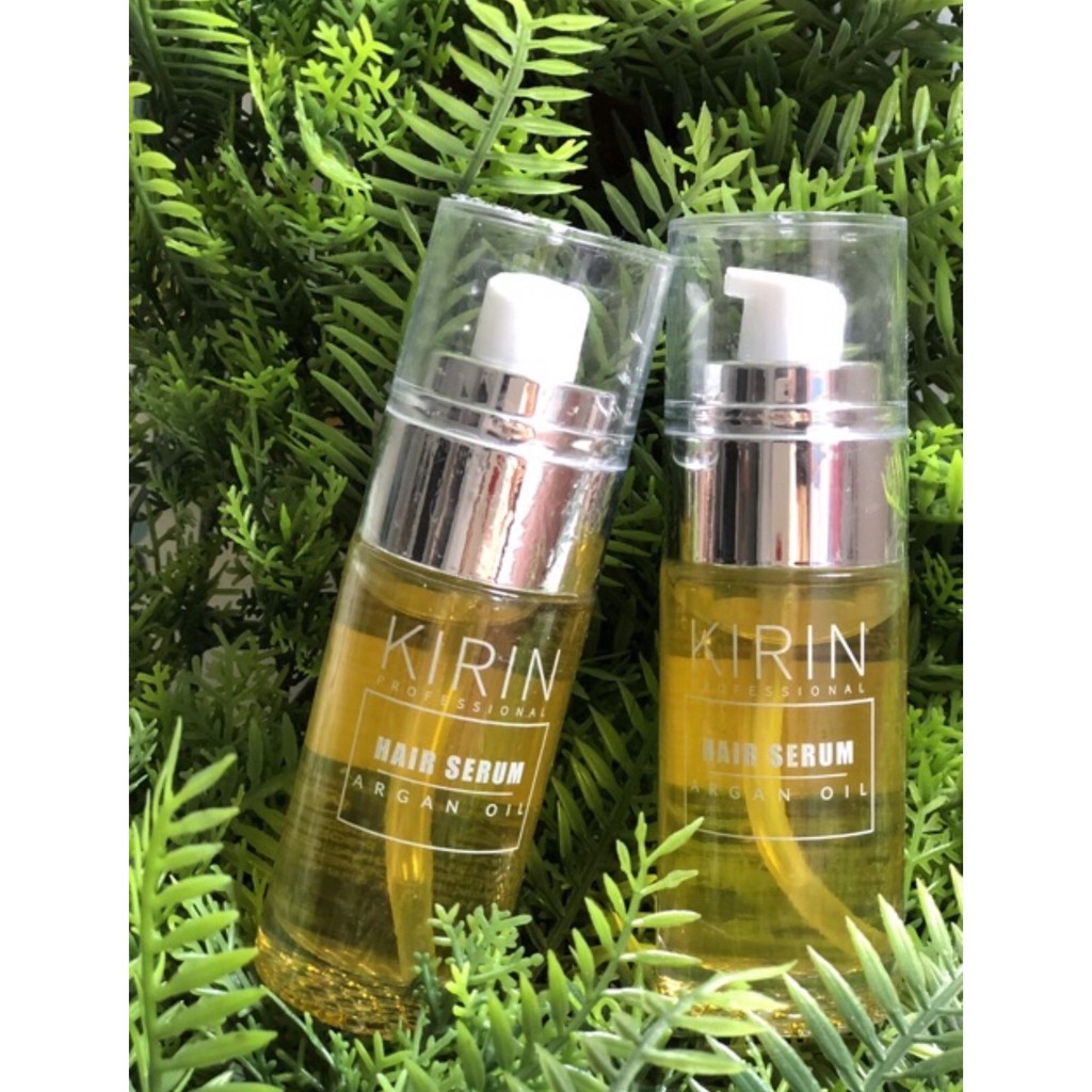 Combo 2 chai Hair serum Tinh dầu dưỡng tóc Argan Oil KIRIN 50ml, chăm sóc tóc khô, hư tổn, giữ nếp tóc uốn