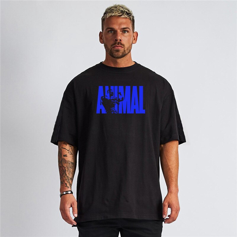 Áo thun nam ngắn tay dáng rộng thiết kế đơn giản dùng tập luyện