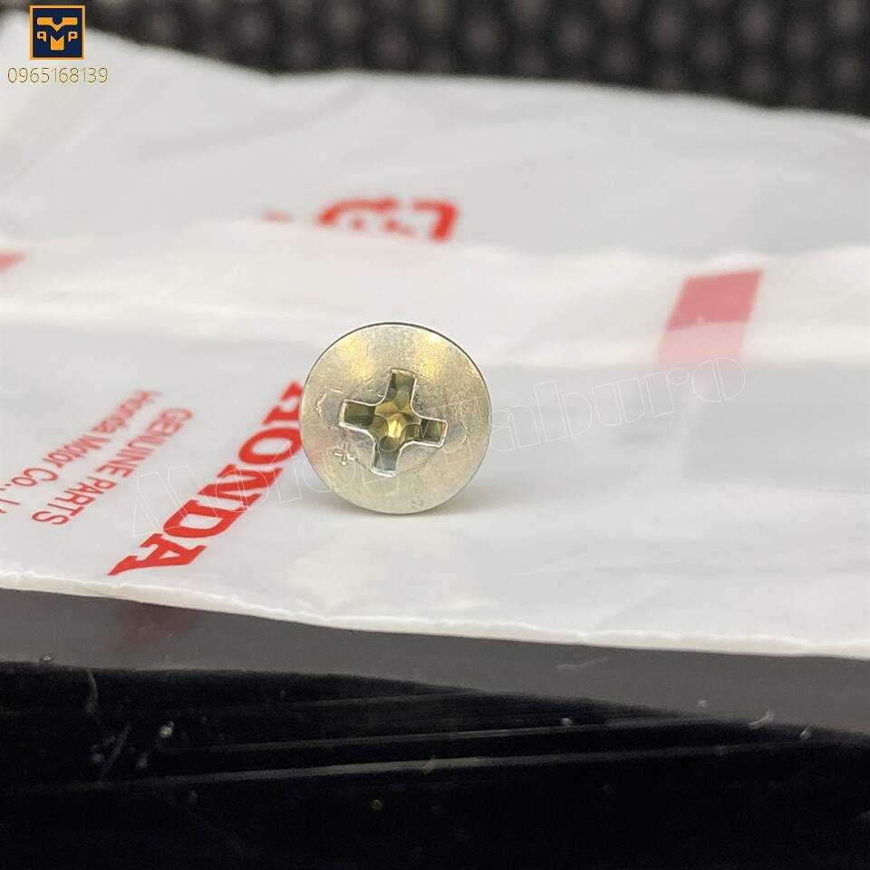 Vít 5 li mạ kẽm, dài 12mm bắt nắp tròn nồi côn Honda SS50, CD50, CL50