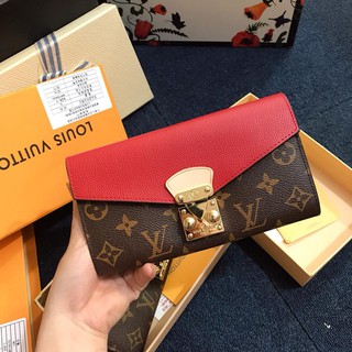Ví cầm tay lv pha nắp hàng fullbox