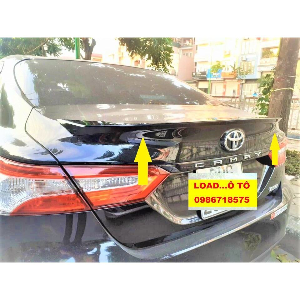 Đuôi Gió Liền Cốp Xe Toyota Camry 2019-2021 Hàng Sơn Hoặc Mộc Chưa Sơn, Sẵn Keo Dán 3M