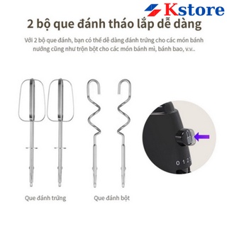 Máy Đánh Trứng Lock&Lock Hand Mixer EJM501DGRY (300W)