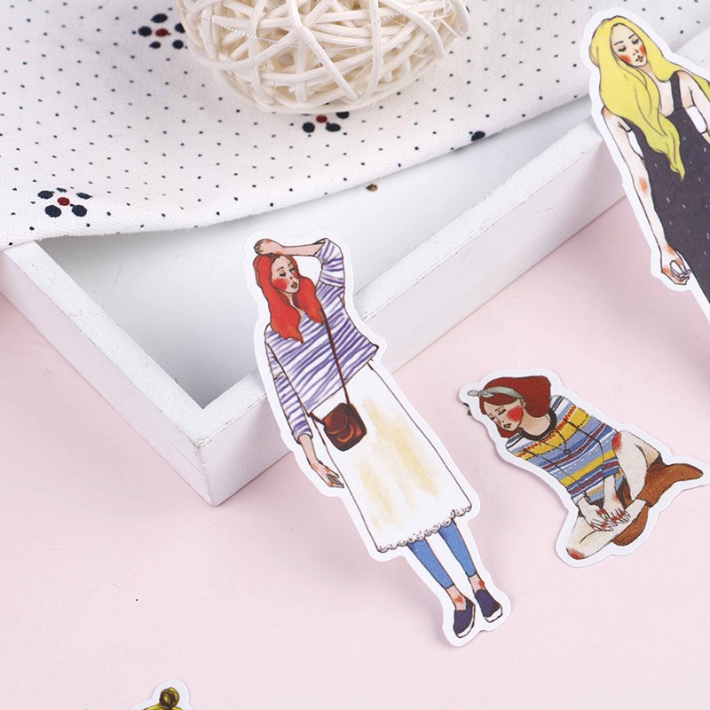 Gói 280 Miếng Dán Trang Trí Sổ Tay DIY Xinh Xắn