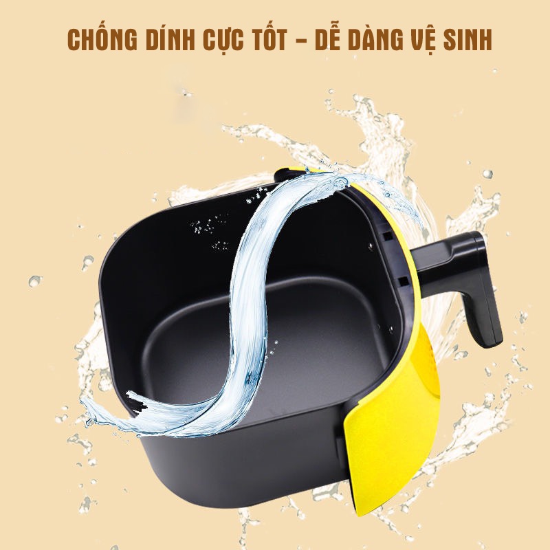 Nồi chiên không dầu Cát Á - CR5120, công suất 1400W, dung tích 5L - Bảo hành 1 năm