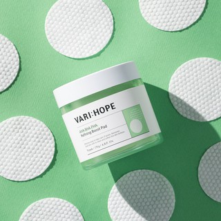 Bông tẩy tế bào chết VariHope AHA BHA PHA Refining Boost Pad