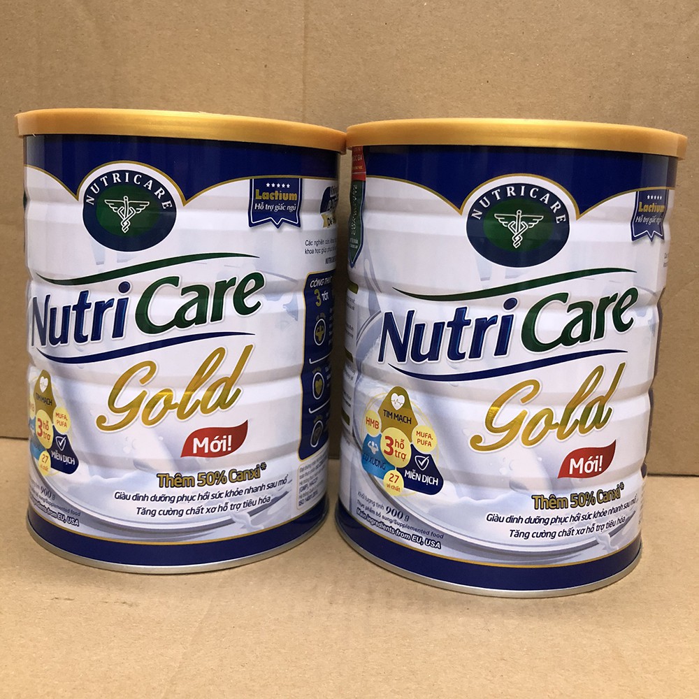 Sữa Nutri Care Gold Dinh dưỡng Hoàn hảo cho người lớn tuổi 900g