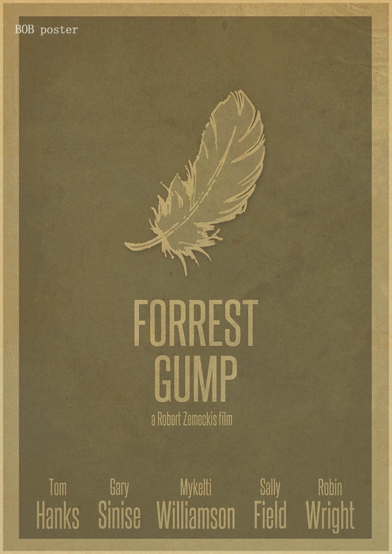 Poster Phim Forrest Gump Phong Cách Vintage