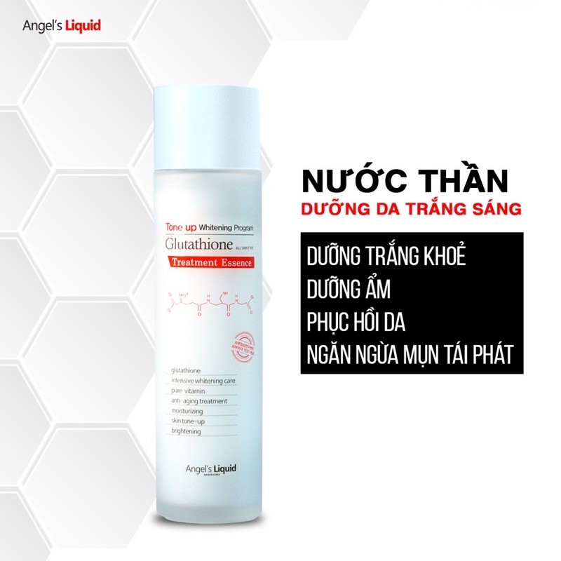 Bộ kit dưỡng trắng da, làm mờ thâm nám 7days Angel’S Liquid whitening program Glutathion Special
