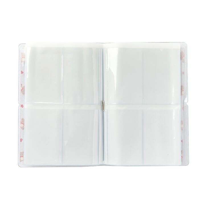 Binder Collect Book ARTBOX Hàn Quốc Đựng Sticker Nhãn Dán Họa Tiết Gấu Kim Tuyến 10 Sleeves