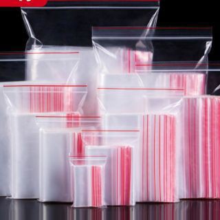 100g TÚI ZIP CHỈ ĐỎ 4x6