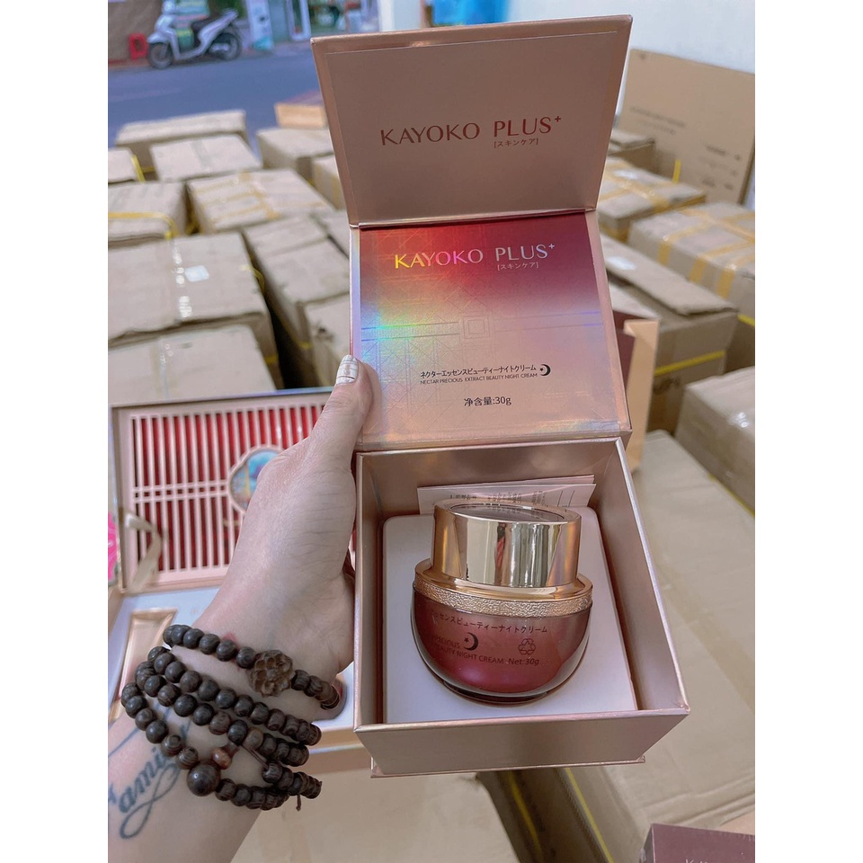 Kem Đêm KAYOKO PLUS+ - Kem Đêm Rời Bộ Kayokoo Nhật Bản Lọ 30g