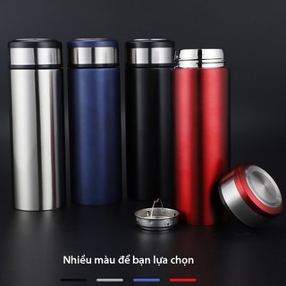 Bình giữ nhiệt 2 lớp 400ml bằng inox 304 kèm bộ lọc pha trà inox 304