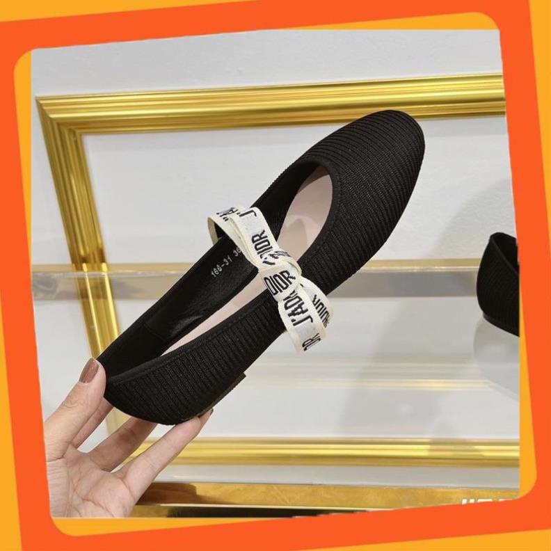 Giày Búp Bê, Bệt Quai Chữ dior hàng fullbox