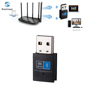 ✿♥▷ Mini Wireless USB Adapter 150Mbps WiFi Bluetooth 4.0 2 In 1 Receiver For Computer PC