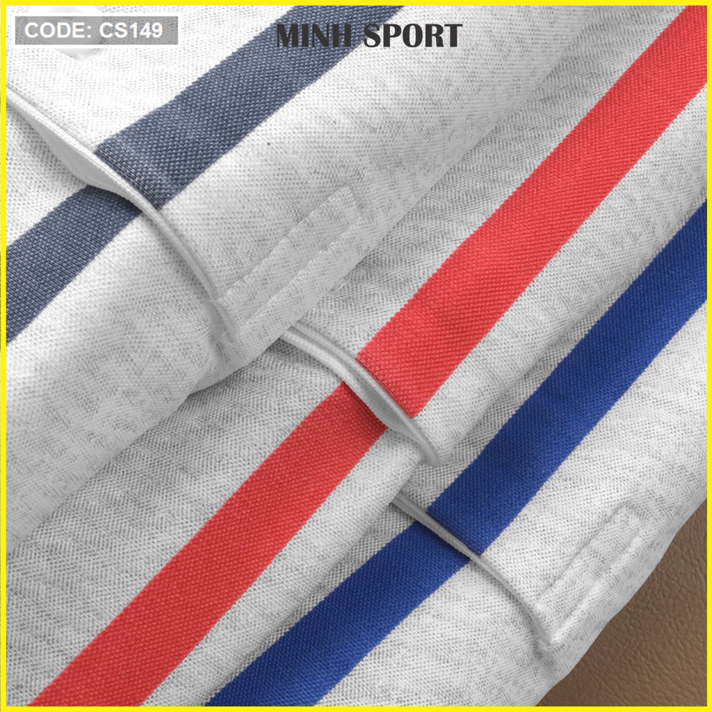 Áo Thun Polo Nam Ngắn Tay Cổ Bẻ Phối Sọc Cao Cấp mã AO.51