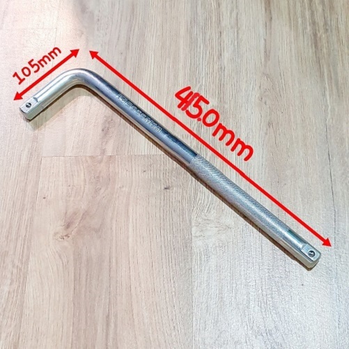 Cần Siết Lực Đầu Cong Chữ L 3/4" Dài 415mm